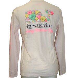 Vineyard Vines Pastel Heart Long Sleeve Shirt